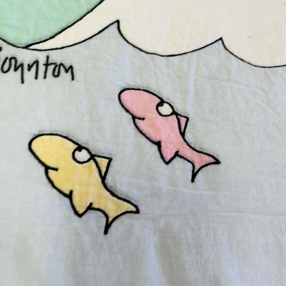 vintage Boynton cat nursery wall hanging quilted handmade kids kitty Meow - Picture 7 of 12